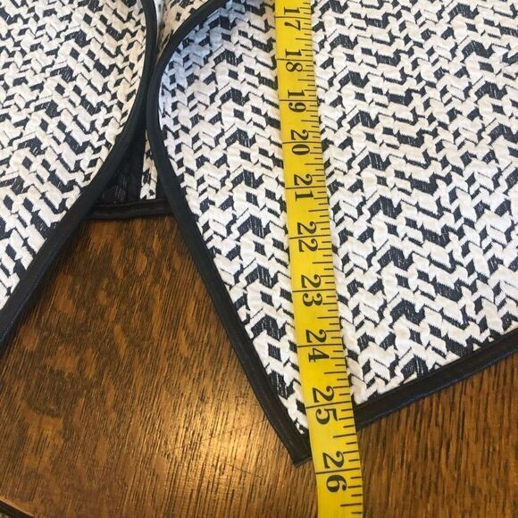 Calvin Klein White & Black Woven Open Front Jacket Career, Normcore,  Academia - Picture 10 of 11